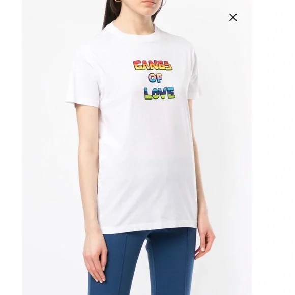 Bella Freud Tops Bella Freud White Graphic Tshirt Poshmark